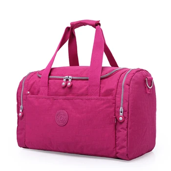 

Casual Fashion Women Travel Bags Waterproof Nylon Zipper Weekend Travel Portable Bag Bolsa Feminina Luggage Duffel Bags