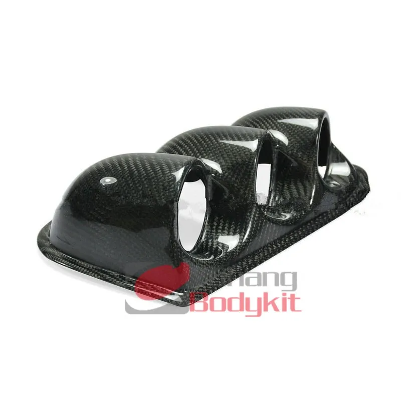 Car-styling-For-Mitsubishi-Evolution-EVO-7-8-9-Carbon-Fiber-Dash-Triple-Gauge-Pod-60mm (4)_