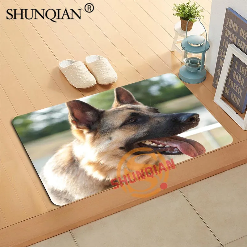 Us 12 6 55 Off German Shepherd Dog Doormat Custom Your Mats Print Slip Resistant Door Mat Floor Bedroom Living Room Rugs 40x60cm 50x80cm In Mat From