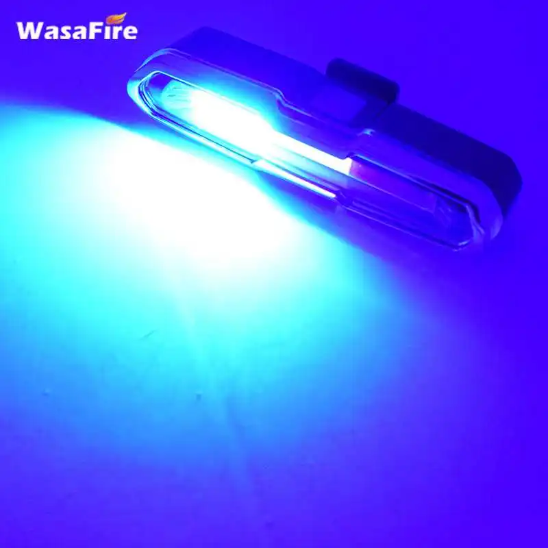 WasaFire, велосипедный светильник, ультра-яркий Предупреждение, светодиодный, USB, перезаряжаемый, передняя, задняя лампа, велосипедный задний светильник, лампа для езды на велосипеде, COB, подарок