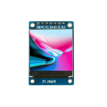 

1.3 Inch Color 240 x 240 IPS TFT LCD Display Screen Module Board ST7789 7 Pin 4 Wire RCmall