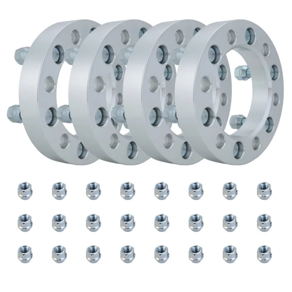 

4pcs Cars Parts 30mm 6 Holes Wheel Spacers Adapters Kit Replacement Suitable For Land Rover Auto Accessories