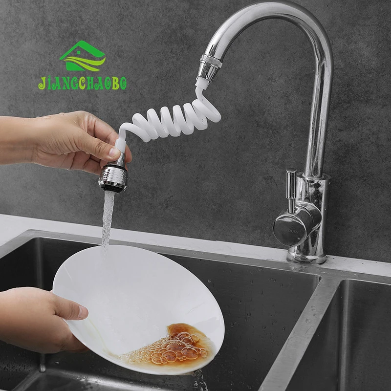 

JiangChaoBo Telescopic Faucet Shower Household Tap Water Splash Filter Kitchen Long Filter