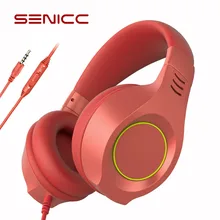 SENICC A2I PS4 Игровые наушники, сильные басы, музыка, девочка, малыш, гарнитура, нулевое давление, повязка на голову с микрофоном для телефона, Pad PS4