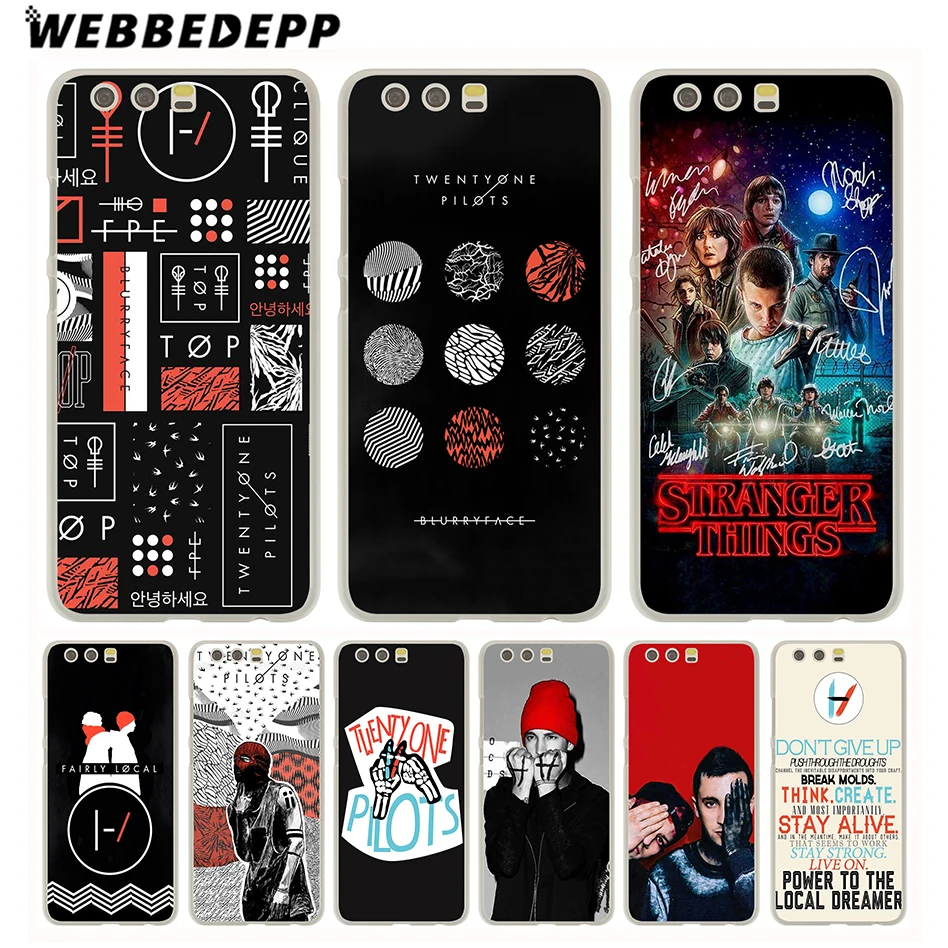 

WEBBEDEPP 21 Twenty One Pilots design Phone Case for Huawei P30 P20 Pro P smart 2019 Y7 Y9 2019 P10 P9 Lite 2016 P8 Lite 2017