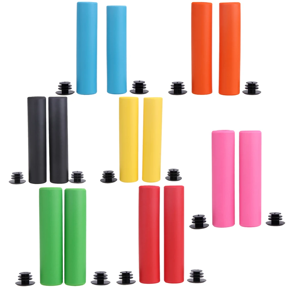 

Bicycle Ultraight High Density Bike Grips Silicone Sponge Handlebar Grip for Mountain Bike Anti-skid Shock-absorbing Super Soft