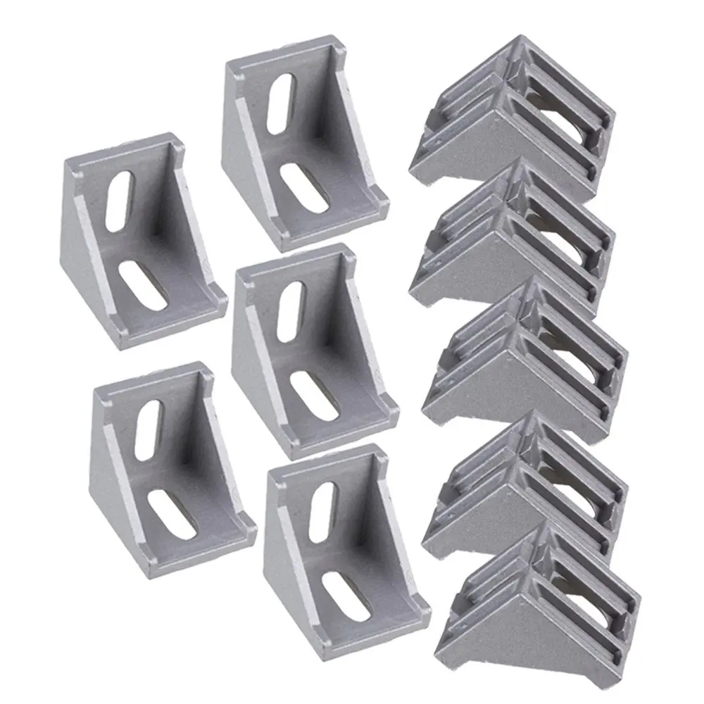 40x40mm Aluminum Profiles L Shape 90 Degree Brace Corner Joint Right
