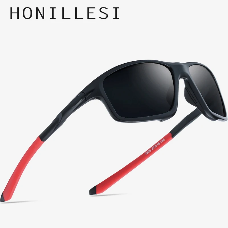 

TR90 Polarized Sunglasses Men Sports Driving Outdoors Oversized Squared Goggles Women Mirrored Shades Sun Glasses for Men Oculos