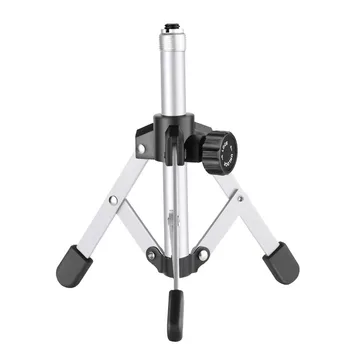 

Neewer NW-12 Mini Foldable Tabletop Microphone Stand Desktop Mic Stand Iron Construction Non-Slip Rubber Feet for Lectures Chat