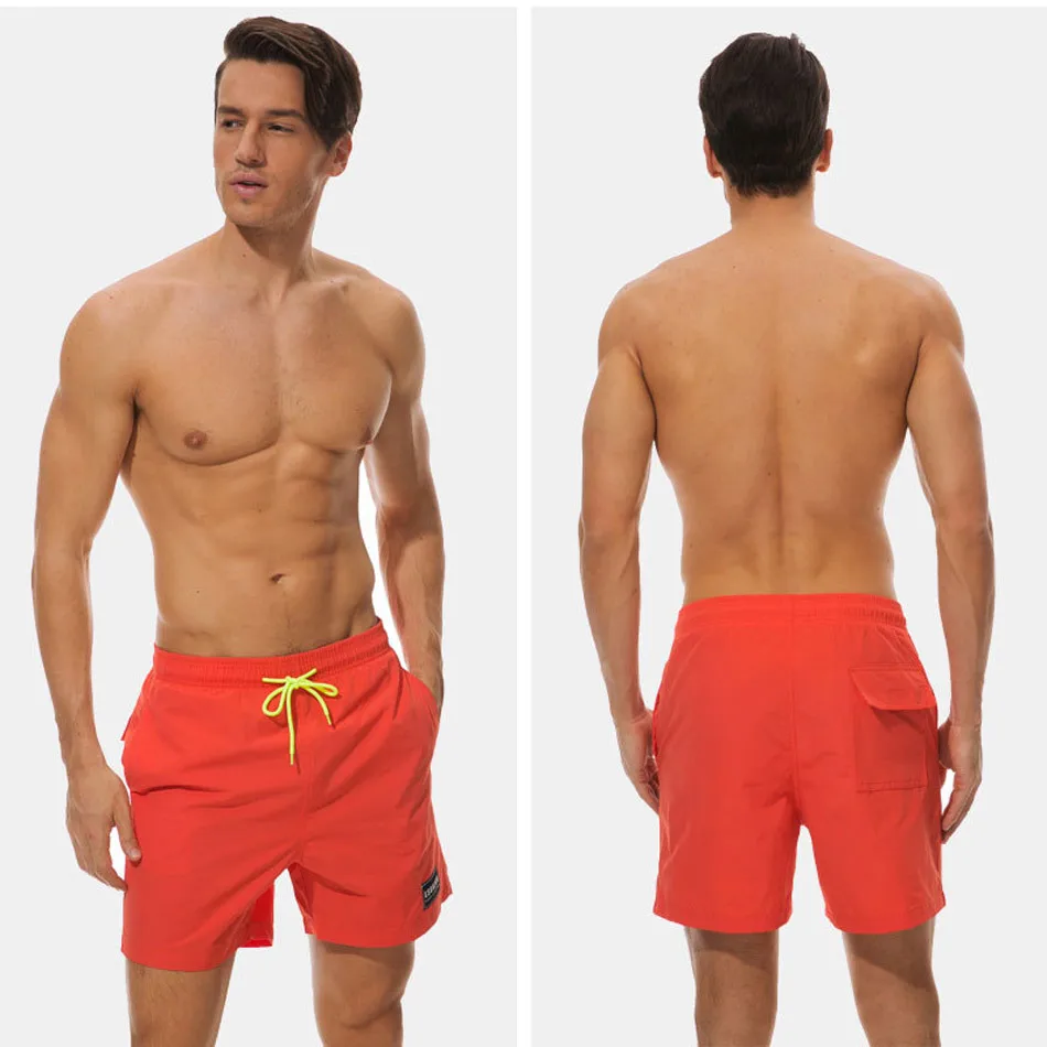 2018 stroje kąpielowe mężczyźni pływanie Trunks Mens Swim Briefs Maillot de Bain Homme strój kąpielowy Bermudy Surf Beach Wear Man Board Spodenki -