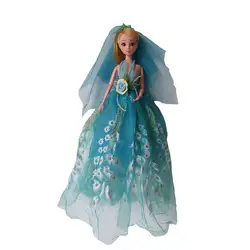 40 см модный брелок кулон синий павлин свадебное платье для куклы Детская Подвеска на рюкзак кукла рождественский подарок на день рождения
