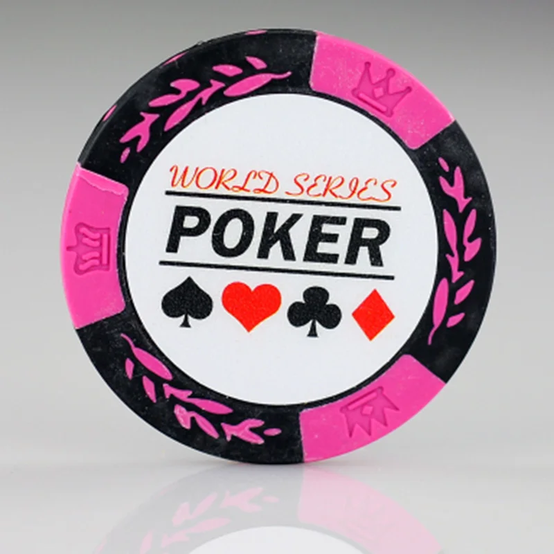 20 шт./партия фишки для покера 14 г глина/железо/ABS фишки для покера корона для казино Техасский Холдем для покера фишки для покера - Цвет: No 3