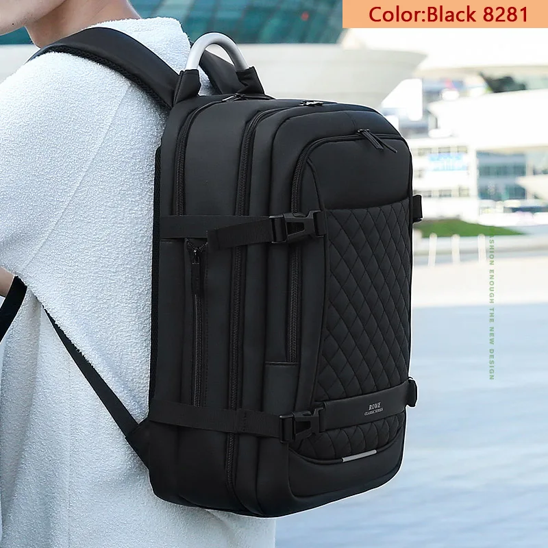 FRN hombres Mochila multifunción USB 17 pulgadas portátil Mochila de negocios de moda de gran capacidad impermeable Mochila de viaje para los hombres FRN hombres Mochila multifunción USB 17 pulgadas portátil Mochila de negocios de moda de gran capacidad impermeable Mochila de viaje para los hombres
