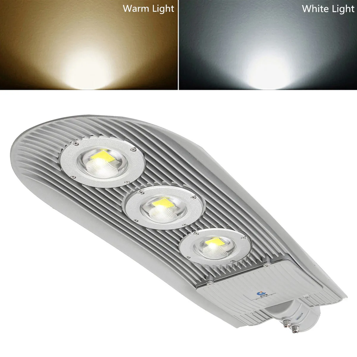 

95-240V Yard Industrial Lamp Light 150W IP65 Grey LED Street Road Outdoor Warm White/White Floodlight Aluminum Energy Saving