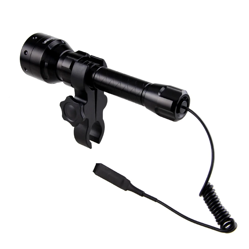 Noturna para Ser Usado com Dispositivo de Visão Vastfire Zoomable Ajustável Infravermelho Tocha Caça Luz Preto 850nm ir Visão Noturna 5 Cheap Luzes de armas