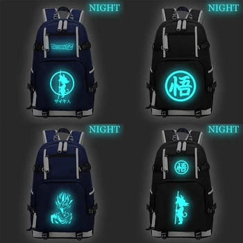 

Dragon Ball Luminous Backpack Students Super Saiyan Goku Daily Rucksack High Quality Large Capacity Laptop Backpack Travel Bag