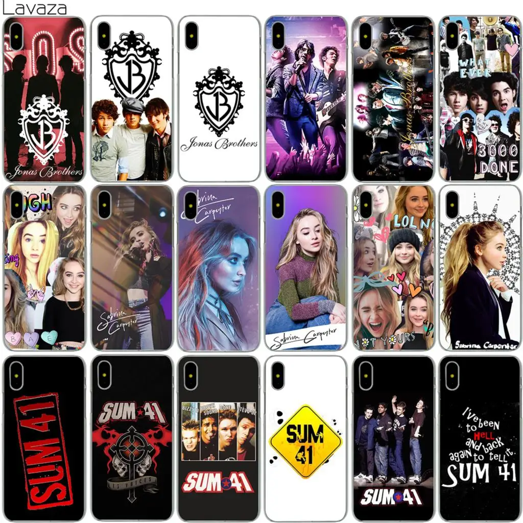 

Lavaza Jonas Brothers Case for iPhone X 8 7 6 6S Plus 5 5S SE