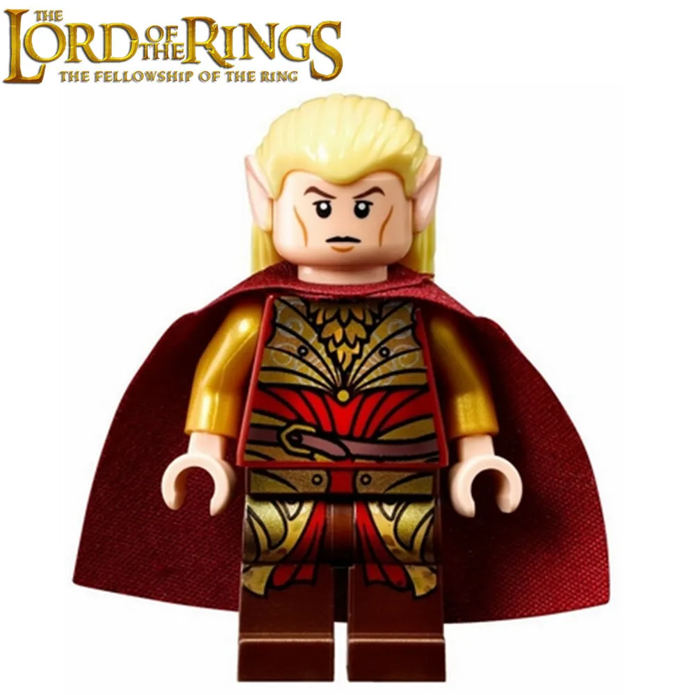 

The Lord of the Rings Hobbit lor020 Haldir Battle Helm's Deep Commander minifig DIY Building Blocks Kids Education Toys Gifts