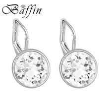 Baffin Original Crystals From Swarovski Bella Mini Piercing Earrings 2017 Fashion Stud Earrings Party Jewelry Women