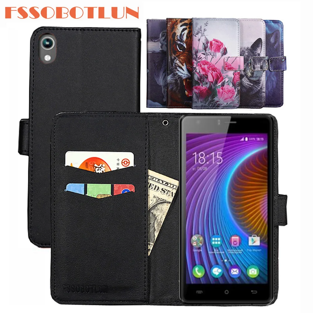 

FSSOBOTLUN For BQ BQ-5503 Nice 2 Case PU Leather Retro Flip Cover Shell Magnetic Fashion Wallet Cases Kickstand Strap BQ 5503