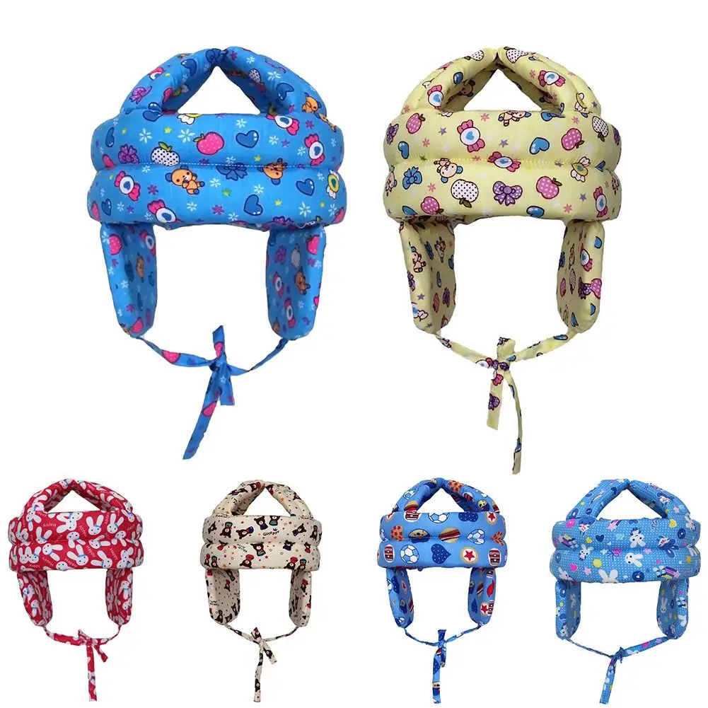 Sponge Child Head Protection Hat Crawling Baby Toddler Safety Head Cap