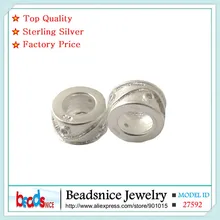 Beadsnice ID27592 чистый 925 серебро европейских бусины, бисер оптом аксессуары для элегантный браслет дизайн