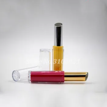 

10/30/50pcs 5g Empty AS PET Yellow/Pink Lipbalm Tube DIY Cosmetic Lipstick Tube New Makeup Refillable Container Mini Small Vials