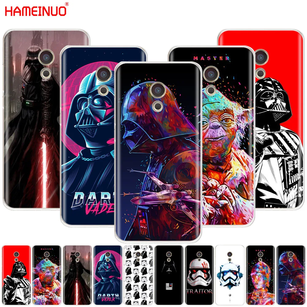 

HAMEINUO Star Wars Darth Vader Yoda Cover phone Case for Meizu M6 M5 M5S M2 M3 M3S MX4 MX5 MX6 PRO 6 5 U10 U20 note plus