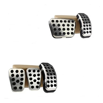 

Car styling Brake Accelerator Gas Pedal Pad Covers case For Ford Fiesta Ecosport Mazda 2 2007-2014 auto accessories