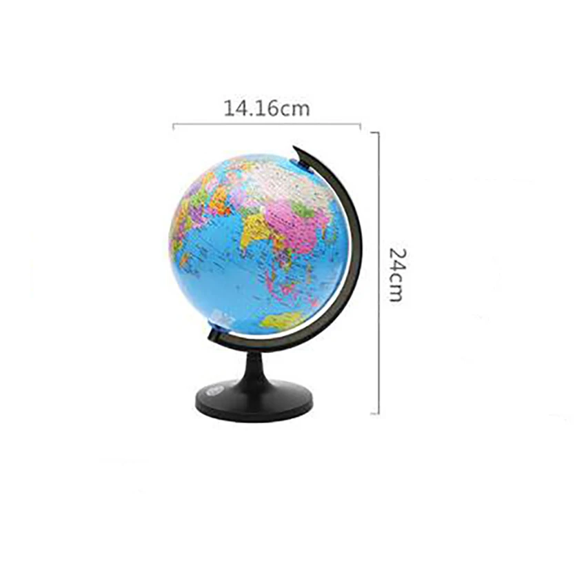 

Medium Globe Map Ball World Earth Ocean Map Ball Wateproof World Globe Earth With Stand for Geography Learning Educational