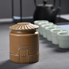 Керамический чайник Pu'er tea Sealed Can чайный сервиз фиолетовый чайный сервиз 6 стилей на выбор фарфоровая банка легко переносить кухонный керамический