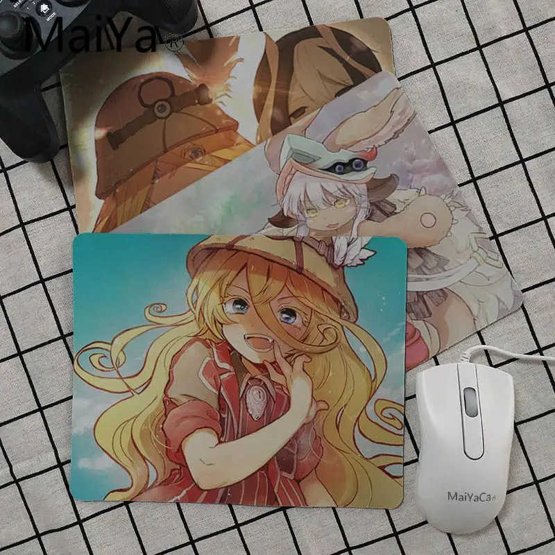 

Maiya Non Slip PC Made In Abyss Anime Rubber Mouse Durable Desktop Mousepad Top Selling Wholesale Gaming Pad mouse