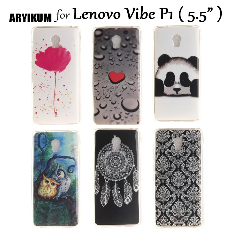 ARYIKUM защитный чехол для телефона lenovo Vibe P1 p1a42 p1 a42 5 дюймов Мягкие силиконовые