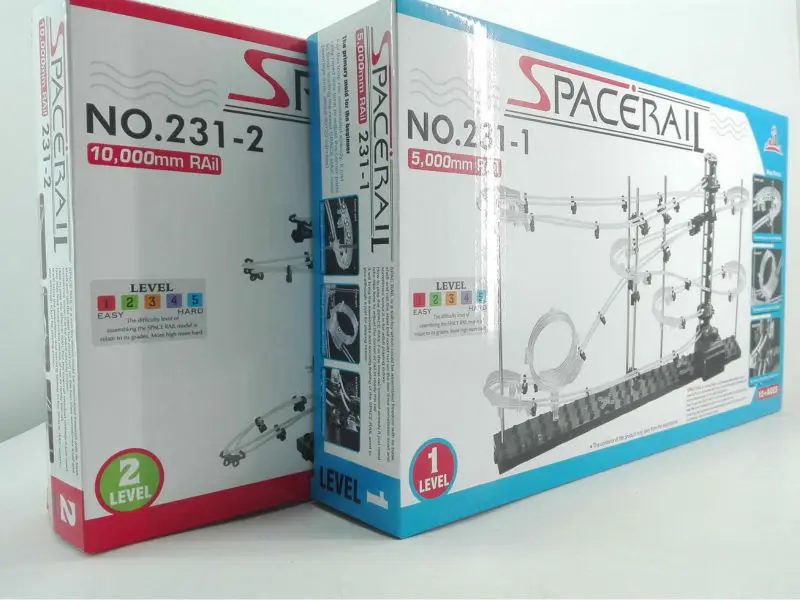 KD классический SpaceRail Уровень 1(#231-1) Роликовые горки игрушки строительный блок Inspire детский интеллект школа обучения физике