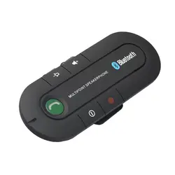 Bluetooth автомобильный клип динамик Телефон Handfree Автомобильный комплект беспроводной Bluetooth спикер телефон MP3 музыкальный плеер с зарядным