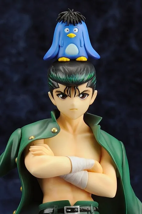 

Urameshi Yuusuke Figure 17cm Action figure from YuYu Hakusho Standing pose with removeable Jacket