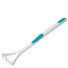 Горячая Распродажа Набор Для Чистки языка 2 шт./компл. уход за зубами язык Чистый инструмент свежий приятный парфюм дыхание чистого Скребок