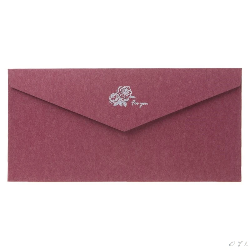 10 шт Ретро винтажный узор крафт бумажные конверты для письма поздравительные открытки приглашения на свадьбу