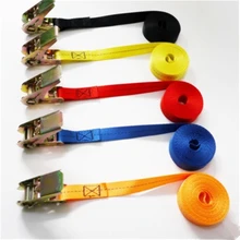 1 peça 5 m Comprimento 2.5 cm Peso Tensão Carro Rope Ratchet Tie Cinta Da Bagagem Amarrada Durable Household Cinto de Fixação seguro Puxar 800 kg