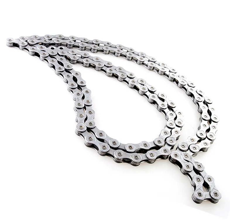 Clearance KMC Chain 116 Links 9/10/11 Speed Bike Chain With Missing Connect Link Silvery Golden Light MTB Road Racing Bicycle Chain 4