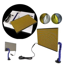 LED Double Panel PDR Strip Line Board Paintless Dent Repair Tool Kit Lamp Reflective Borde 5v USB PDR lamp Board