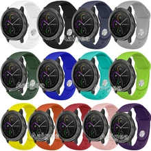 Красочные мягкие силиконовые часы ремешок для Garmin Vivoactive 3 Смарт-часы замена спортивный браслет 20 мм браслеты ремень