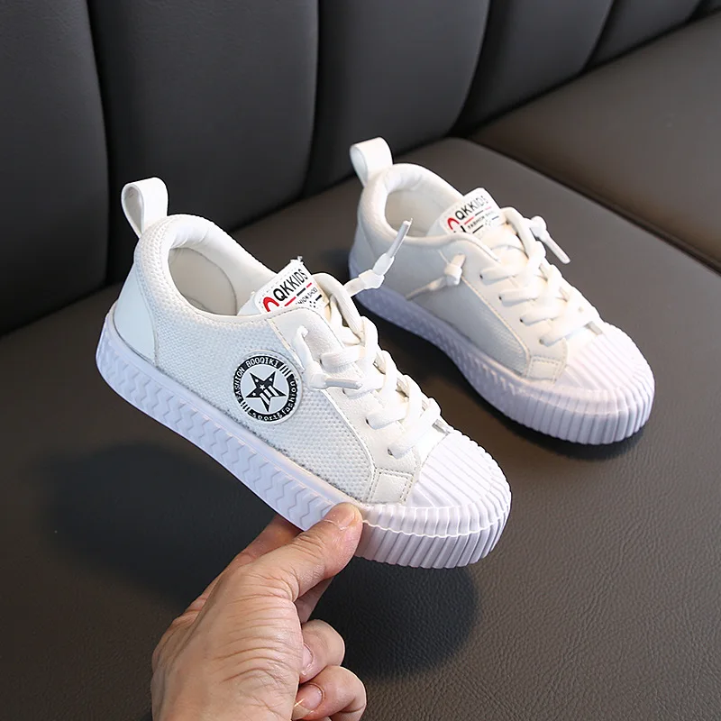 Children Shoes Little Girls Casual Shoes White Spring New Fashion Boys Shoes Kids Shoes for Girl Toddler Sneakers C07014