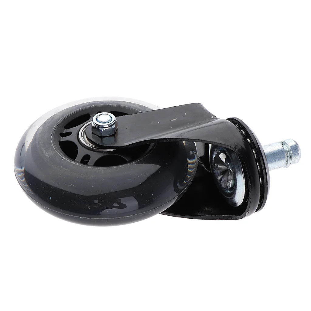 3'' Heavy Duty Replacement Ball Bearing Swivel Office Salon Chair Furniture Roller Skates Caster Wheels