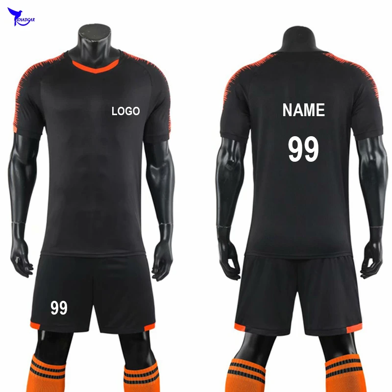 

Custom Support Adult Men Boys Training Soccer Sets Football Jerseys Suits Shirts + Shorts Futsal Uniforms Breathable Tracksuit