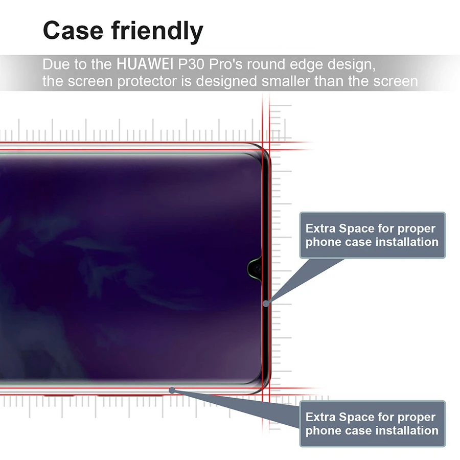 Полное покрытие Стекло УФ-жидкий клей Экран протектор для huawei P30 Pro Коврики 20 Pro закаленное стекло УФ клей для samsung S10e S10Plus