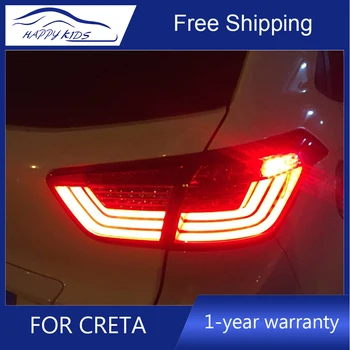 

Car styling Stop Tail light For Hyundia Creta Ix25 2014-2018 Led Tail lamp Rear Lamp back DRL+Brake+Park+Signal lights