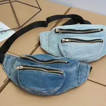 Новая сумка женская Повседневная модная сумка-мессенджер джинсовая нагрудная сумка