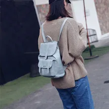 2017 práctica popular de Las Mujeres de color sólido Nueva Mochila de Viaje Mochila Informal Mochila mochila femenina regalo al por mayor