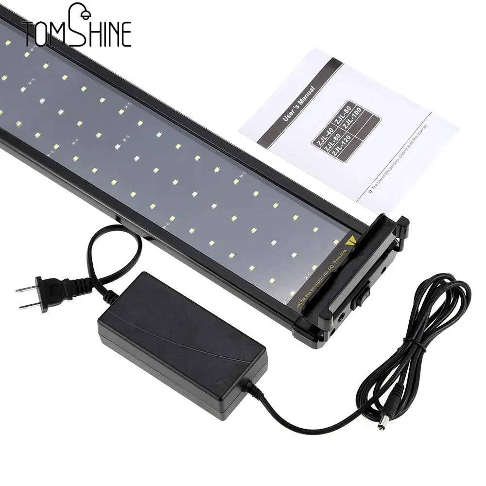 

Bracket Aquarium Fish Tank Lamp 2 Modes Extendable 18W 108 LED SMD 2835 White Blue Light Bracket Aquarium Fish Tank Lamp